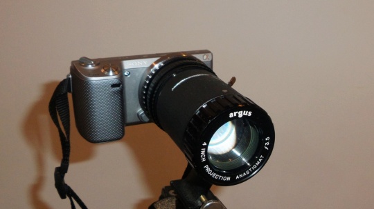 改造Argus 4inch F3.5幻灯机镜头