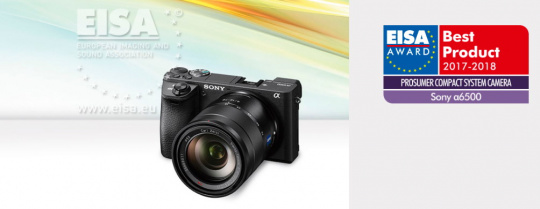 EISA AWARD 2017-2018年度专业消费级无反相机——索尼微单A6500