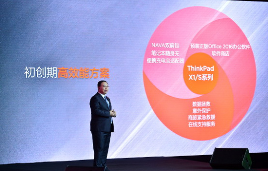 联想中国Think事业部产品营销总监周秋昊介绍ThinkPad高效能方案