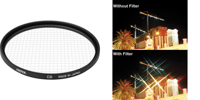 这是美国BH网站卖的Hoya星光镜和使用前后效果对比。图片来自BH网站。